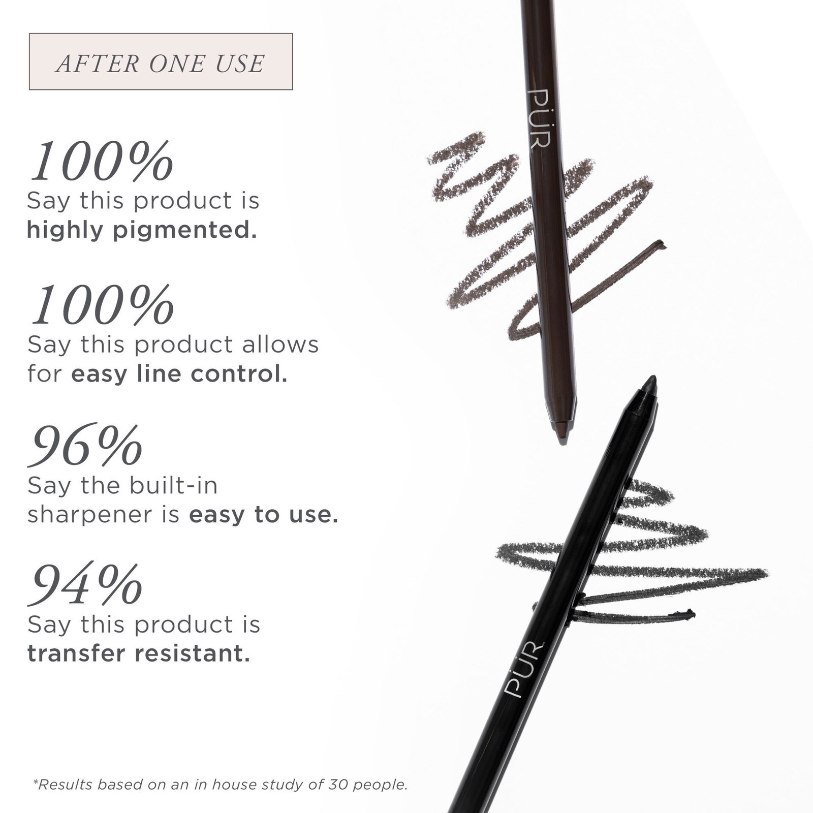 PÜR On Point Eyeliner Pencil Brown 0,4 g