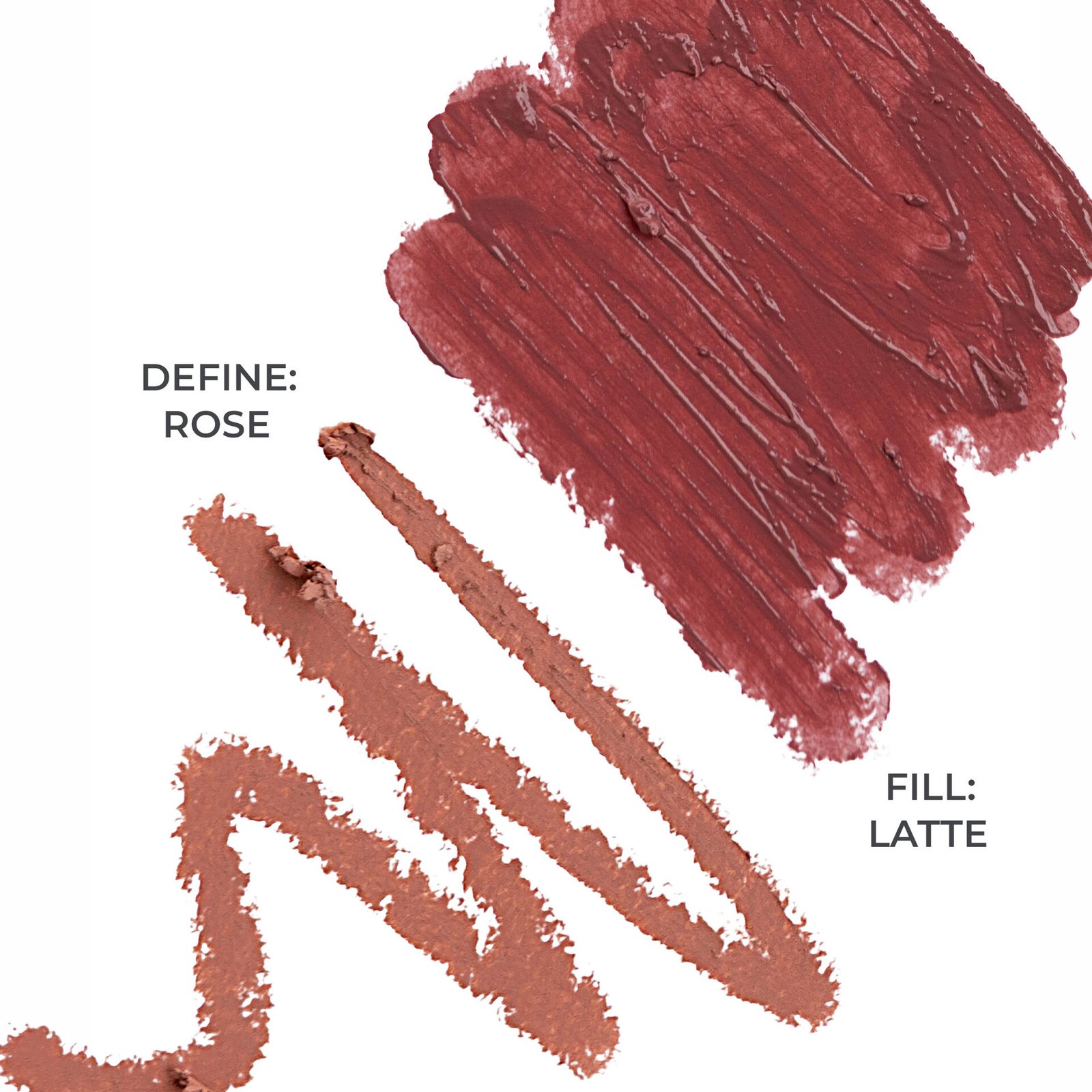 PÜR Silky Sculpt Creamy Dual Ended Lip Liner Pencil Rose Latte