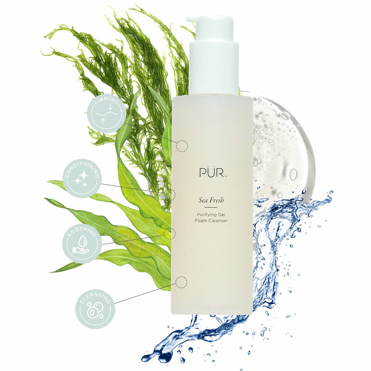 PÜR Sea Fresh - Purifying Gel Foam Cleanser 150ml