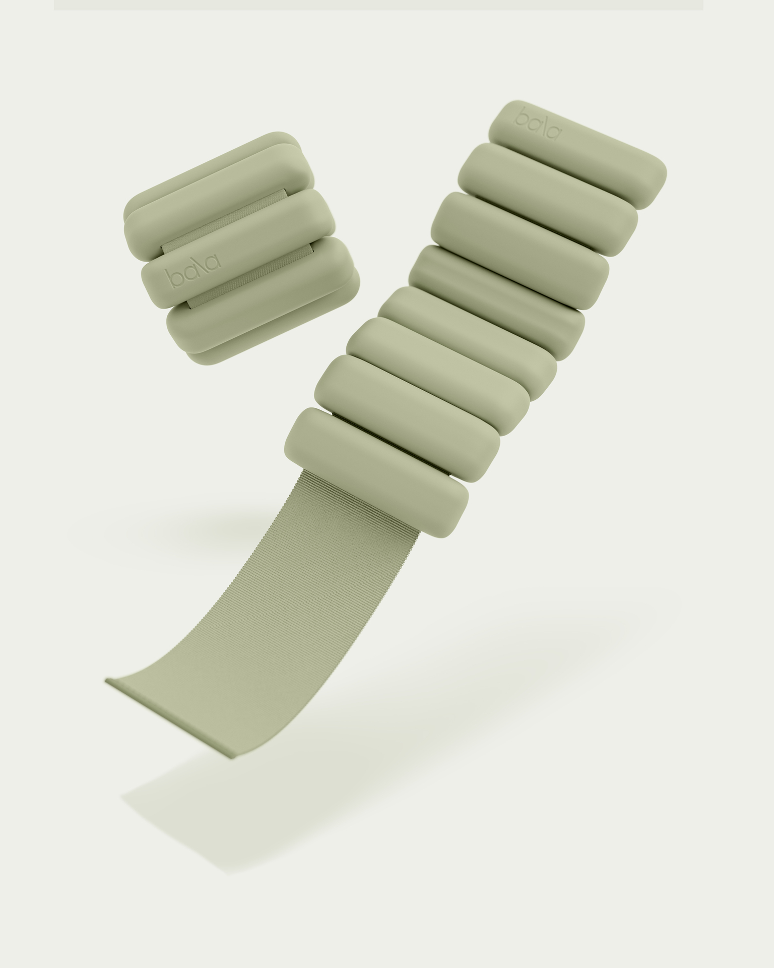 Bala Bangles Set Sage 2 x 0,9 kg