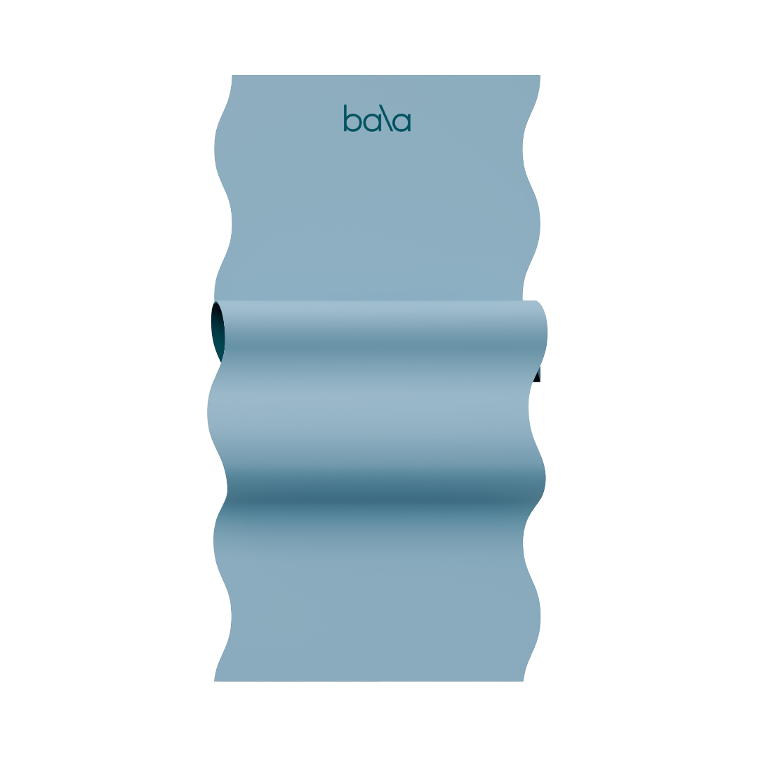 Bala Wavy Träningsmatta Blå 5 mm