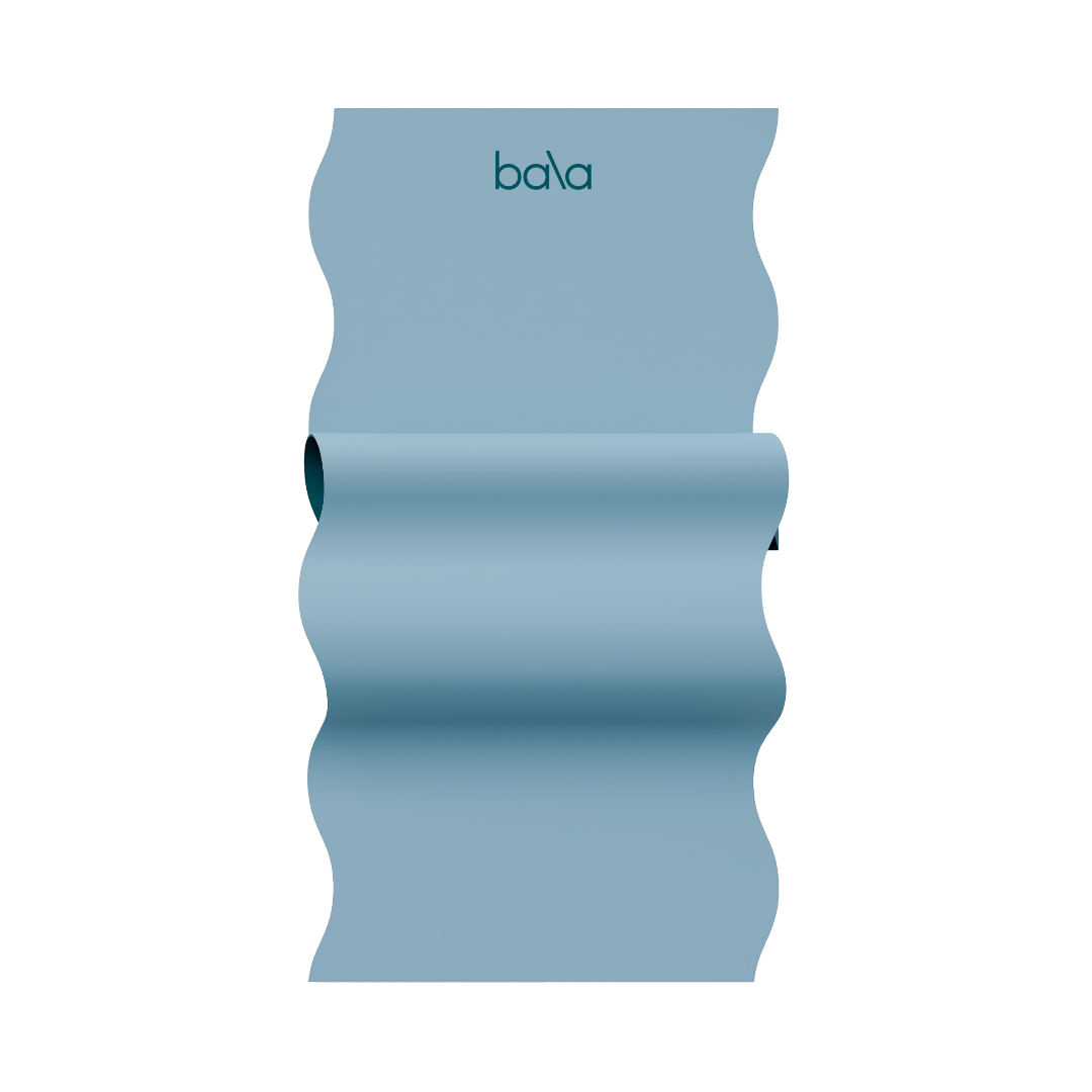Bala Wavy Träningsmatta Blå 5 mm