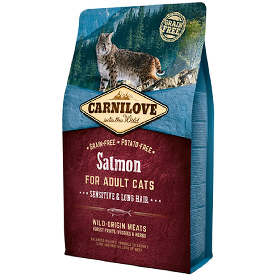 Carnilove Salmon Adult Sensitive Long Hair 2 kg