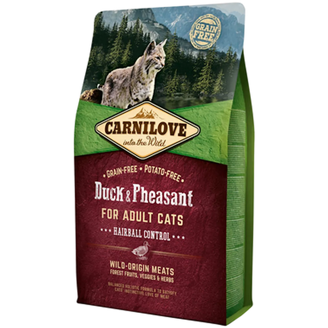 Carnilove Duck Pheasant Adult Hairball Control 2 kg