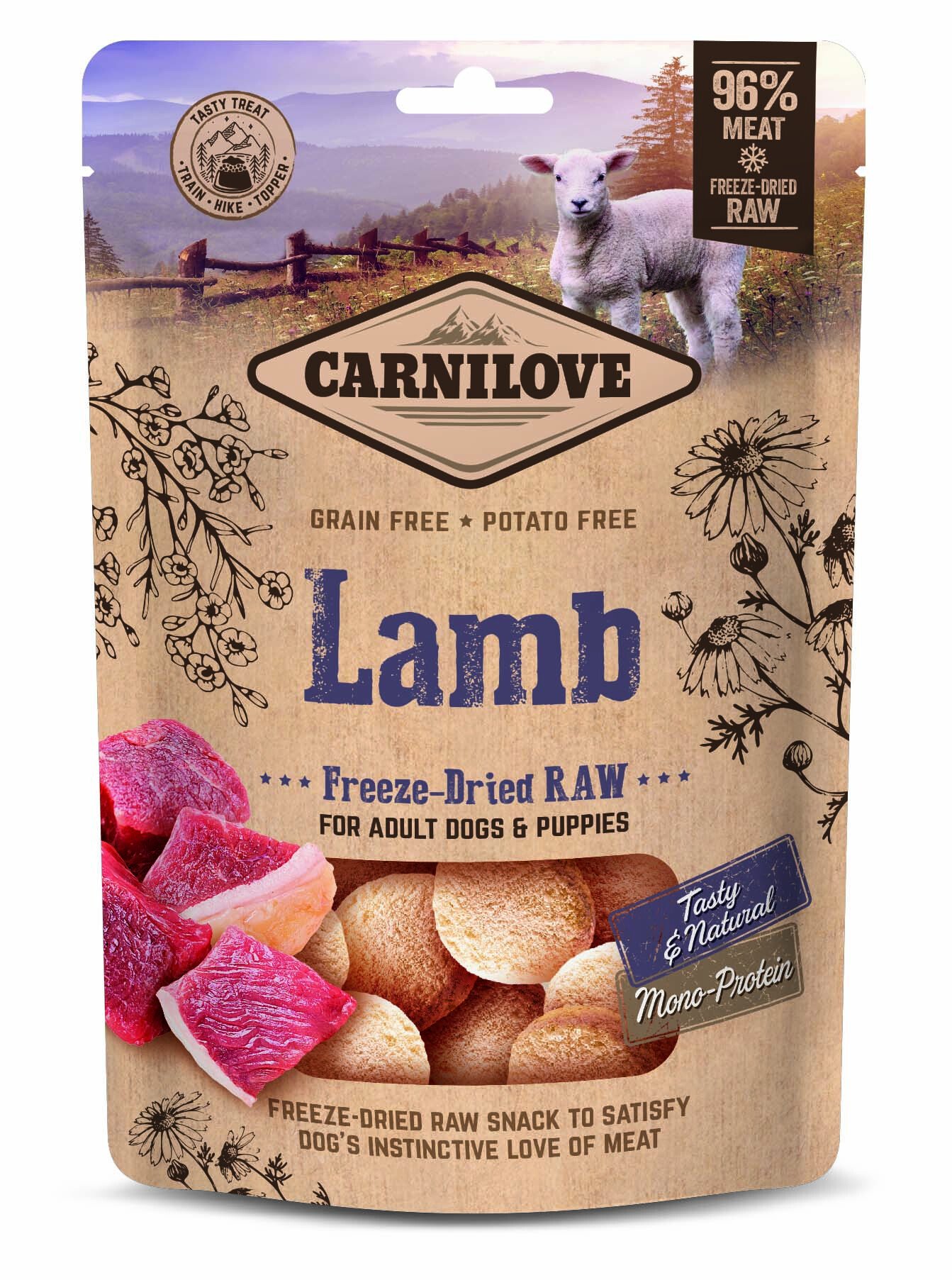 Carnilove Freeze-Dried Raw Snacks Lamb 60 g