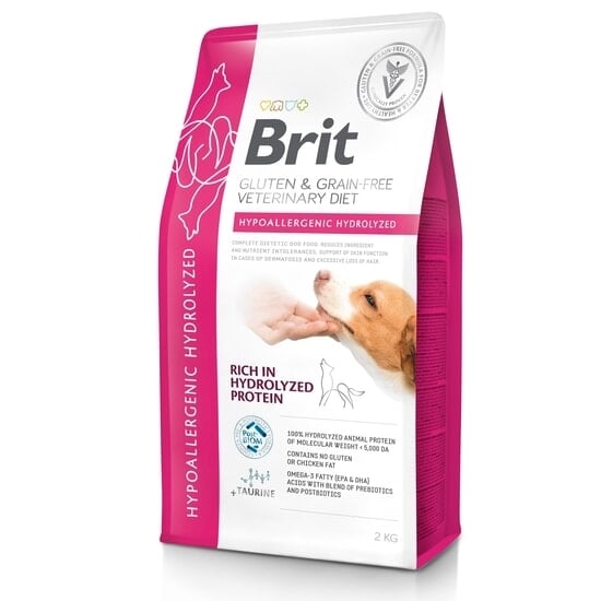 Brit GF Vet Diet Dog Hypoallergenic Hydrolyzed 2 kg