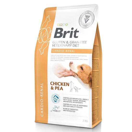 Brit GF Vet Diet Dog Cardio Renal 2 kg
