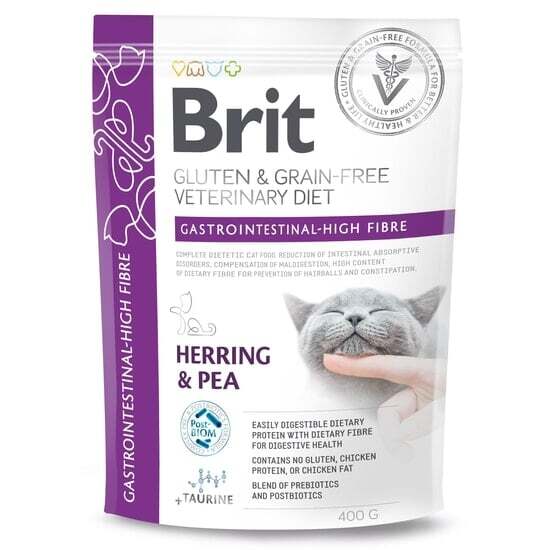 Brit GF Vet Diet Cat Gastrointestinal High Fibre 400 g