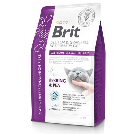 Brit GF Vet Diet Cat Gastrointestinal High Fibre 2 kg
