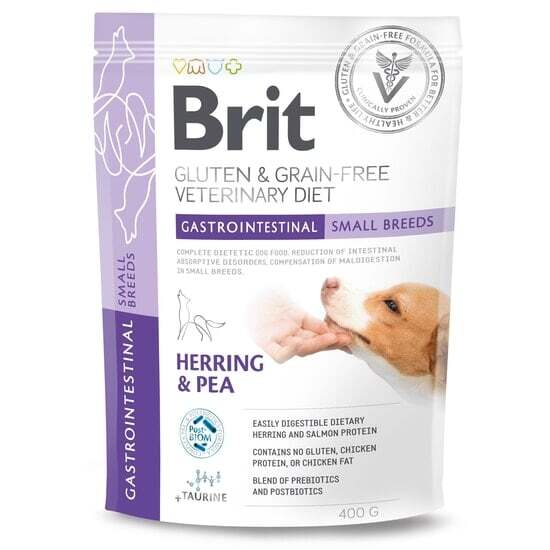 Brit GF Vet Diet Dog Gastrointestinal Small Breeds 400 g