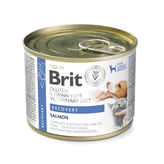 Brit GF Vet Diet Dog + Cat Can Recovery 200 g