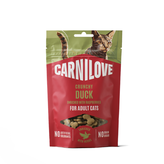 Carnilove Cat Crunchy Snack Duck Enriched with Raspberries 50 g