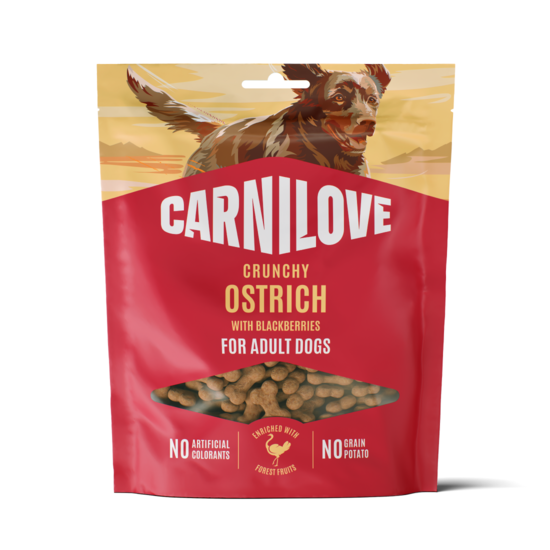 Carnilove Dog Crunchy Snack Ostrich with Blackberries 200 g