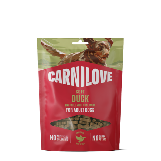 Carnilove Dog Soft Snack Duck enriched with Rosemary 200 g
