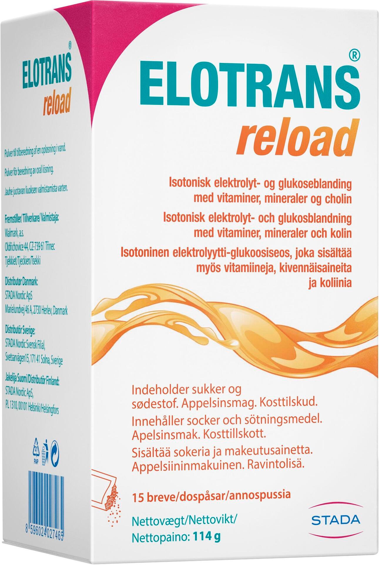 Elotrans Reload 15 dospåsar