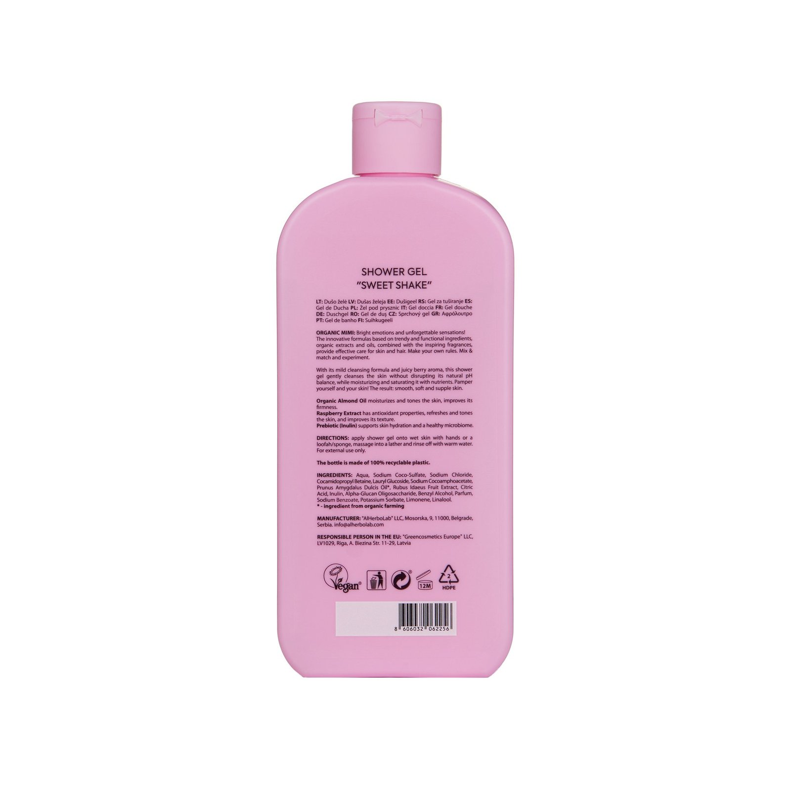 Organic Mimi Shower Gel Sweet Shake 400 ml