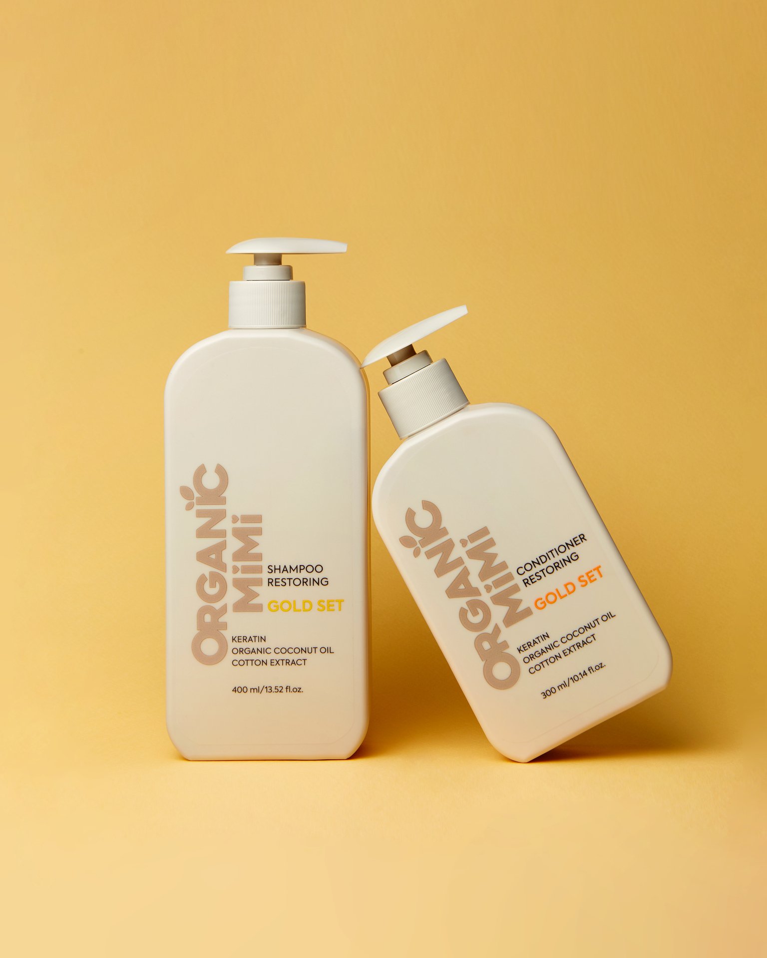 Organic Mimi Conditioner Restoring Gold Set 300 ml