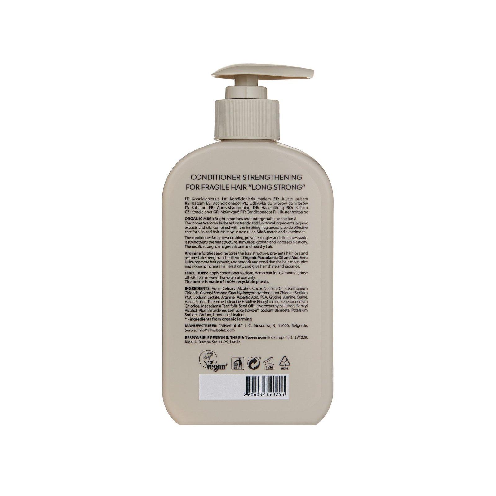 Organic Mimi Conditioner Strengthening Long Strong 300 ml