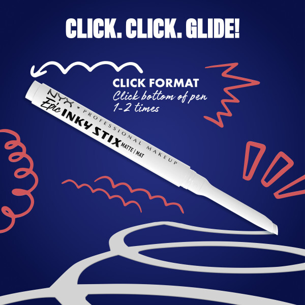 NYX Professional Makeup Epic Inky Stix Eyeliner 17 Wired White 0,1 g