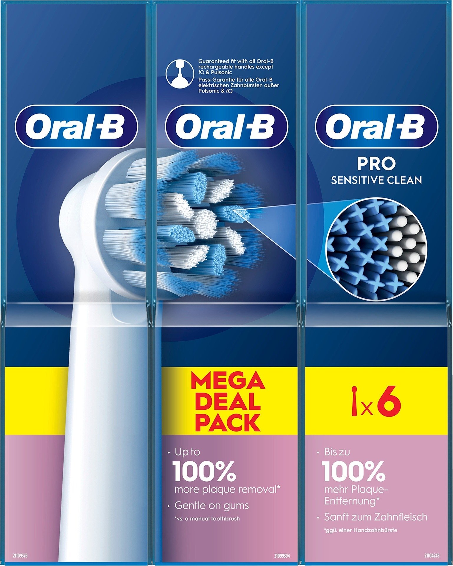 Oral-B Sensitive Clean tandborsthuvud 6 st