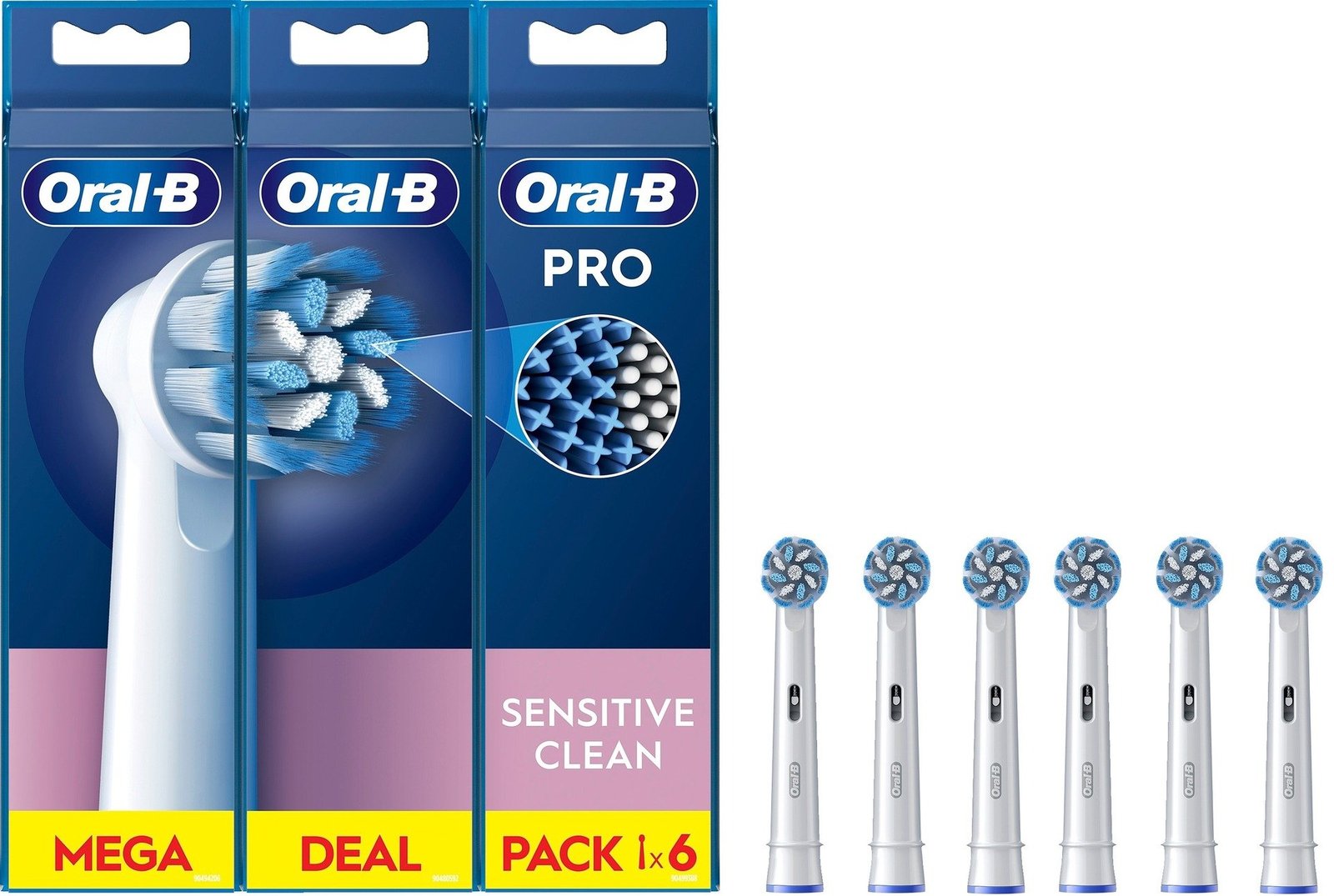 Oral-B Sensitive Clean tandborsthuvud 6 st