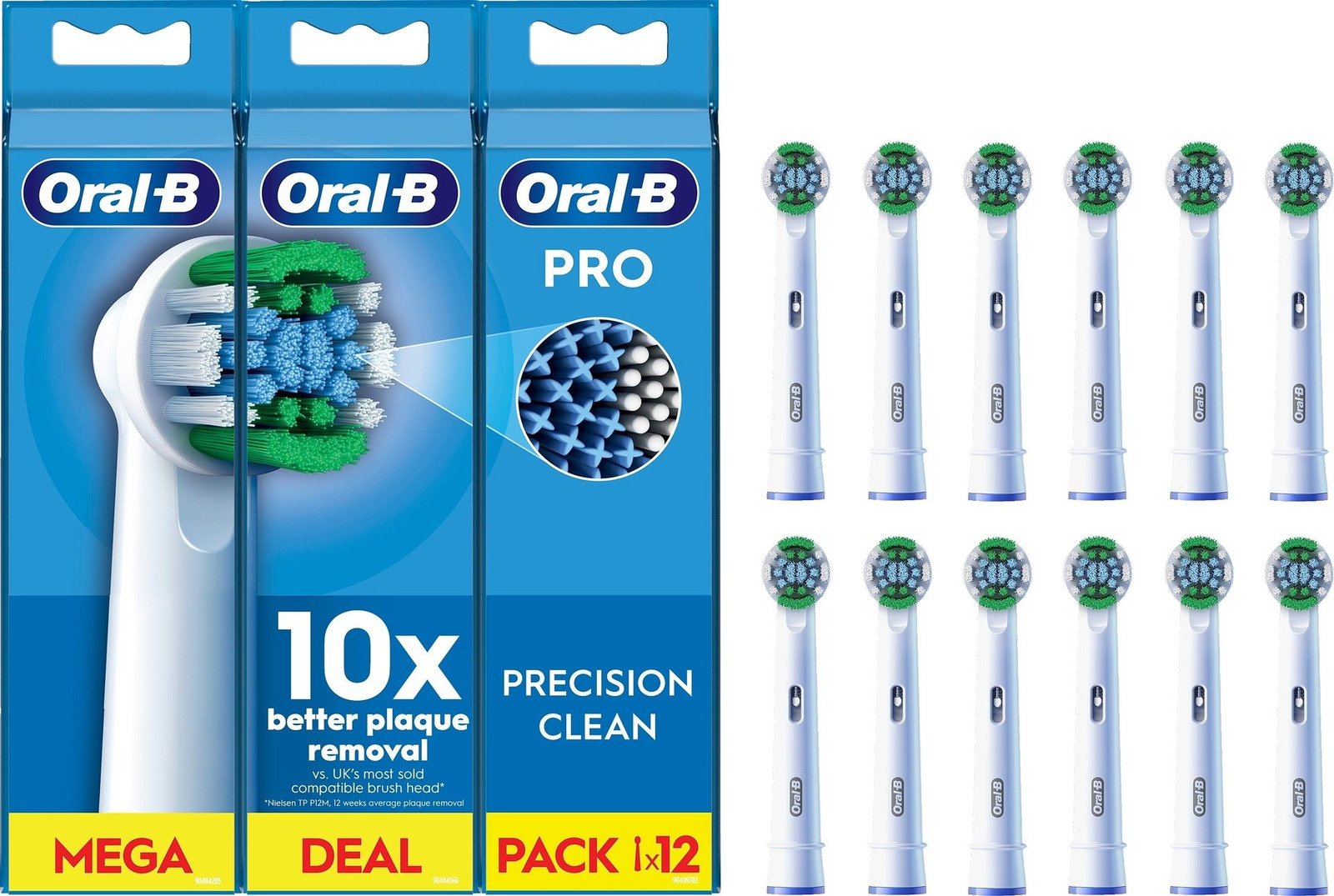 Oral-B Pro Precision Clean tandborsthuvuden 12 st