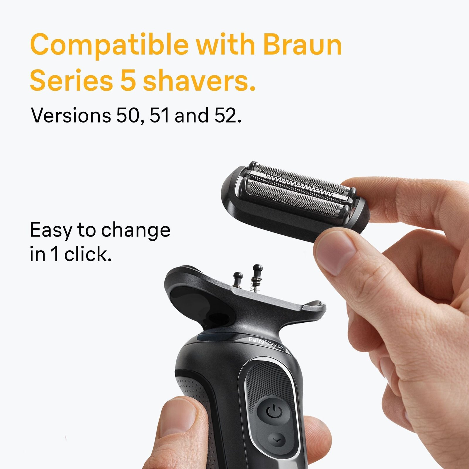 Braun Series 5 54B Original Rakhuvud kompatibel med 50 51 52