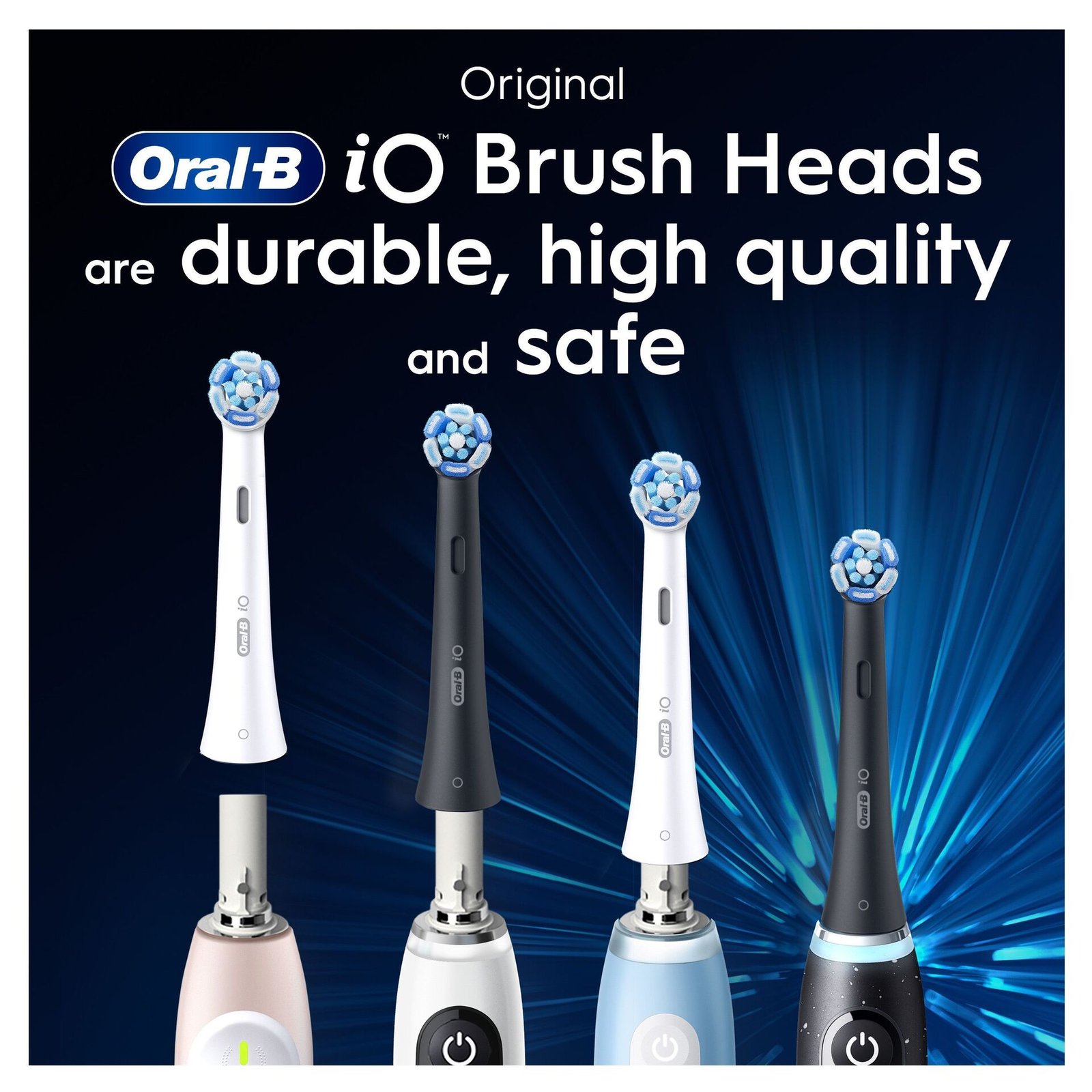 Oral-B iO Ultimate Clean Tandborsthuvuden Svart 6 st