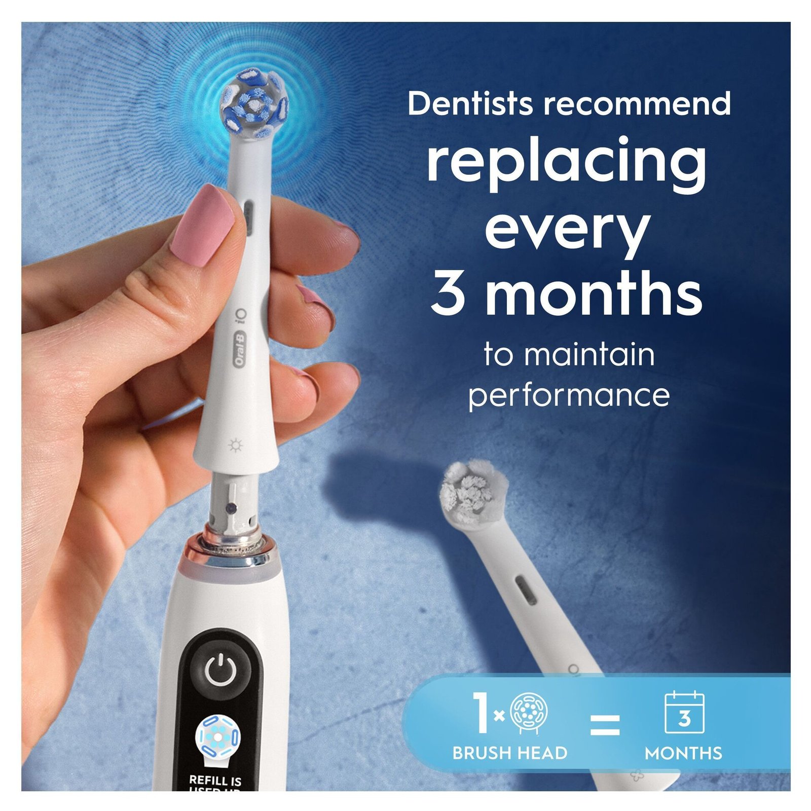 Oral-B iO Ultimate Clean Tandborsthuvuden Vit 6 st