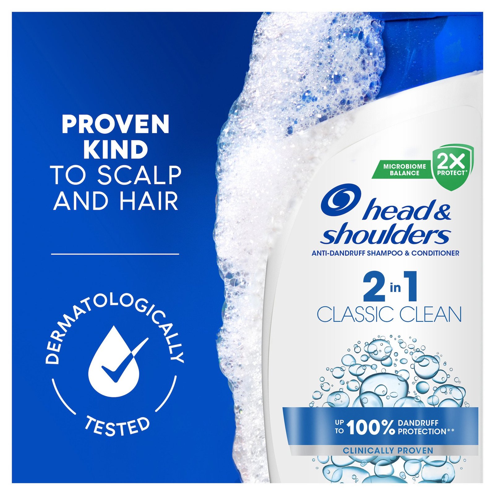 Head & Shoulders Classic Clean 2-i-1 Schampo mot mjäll 250 ml