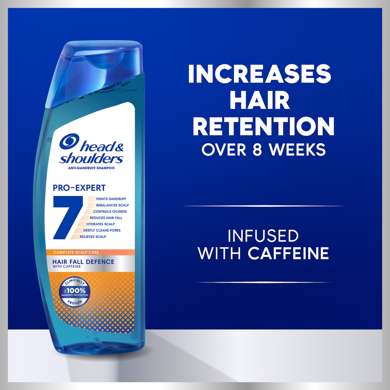 Head & Shoulders Mjällschampo Pro-Expert 7 Hair Fall Defense Koffein 250 ml