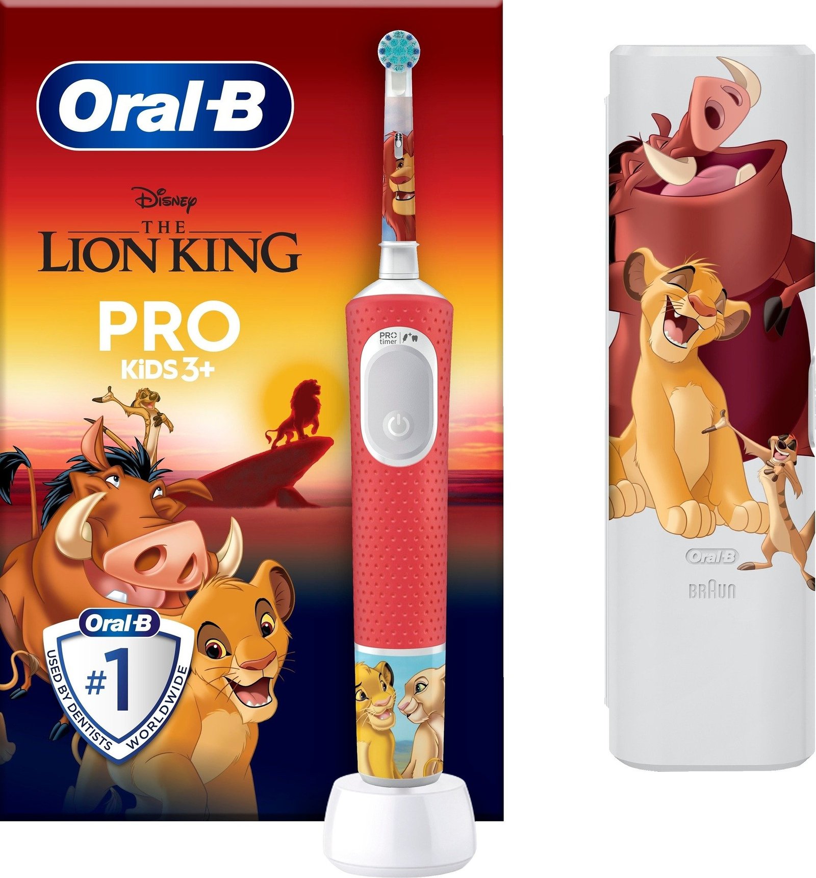 Oral-B Pro Kids The Lion King Eltandborste Designed By Braun