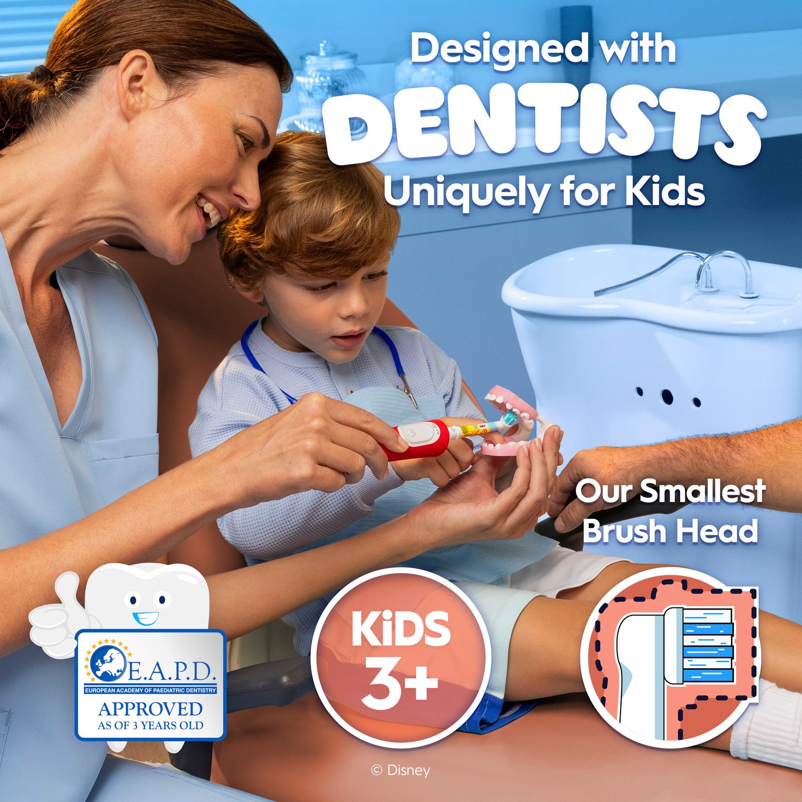 Oral-B Pro Kids borsthuvuden Lejonkungen, 4 st