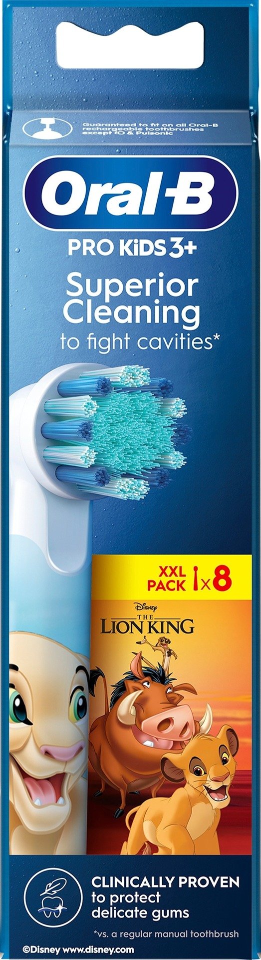 Oral-B Pro Kids Lejonkungen Tandborsthuvuden 8 st