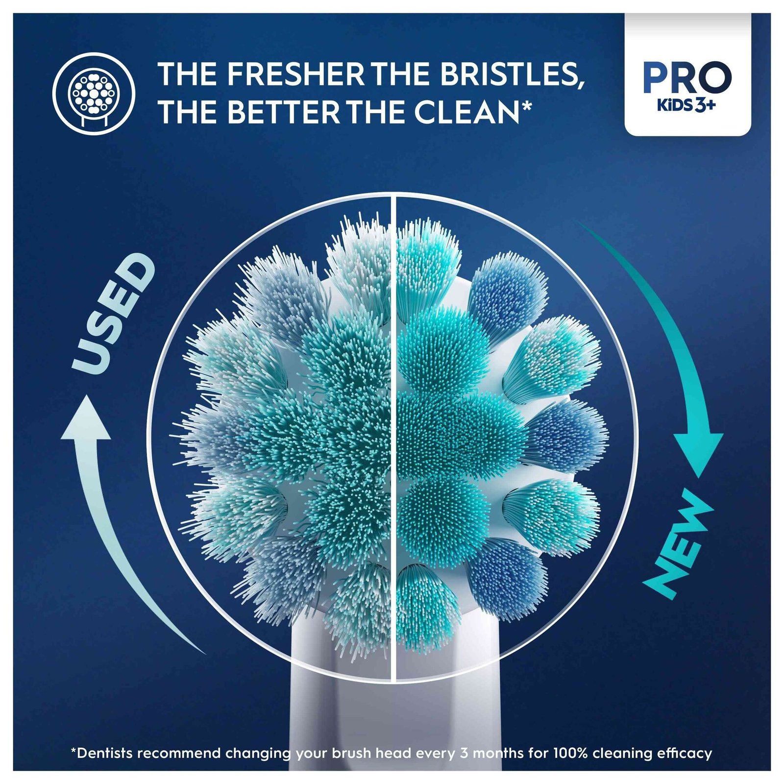 Oral-B Pro Kids Lejonkungen Tandborsthuvuden 8 st