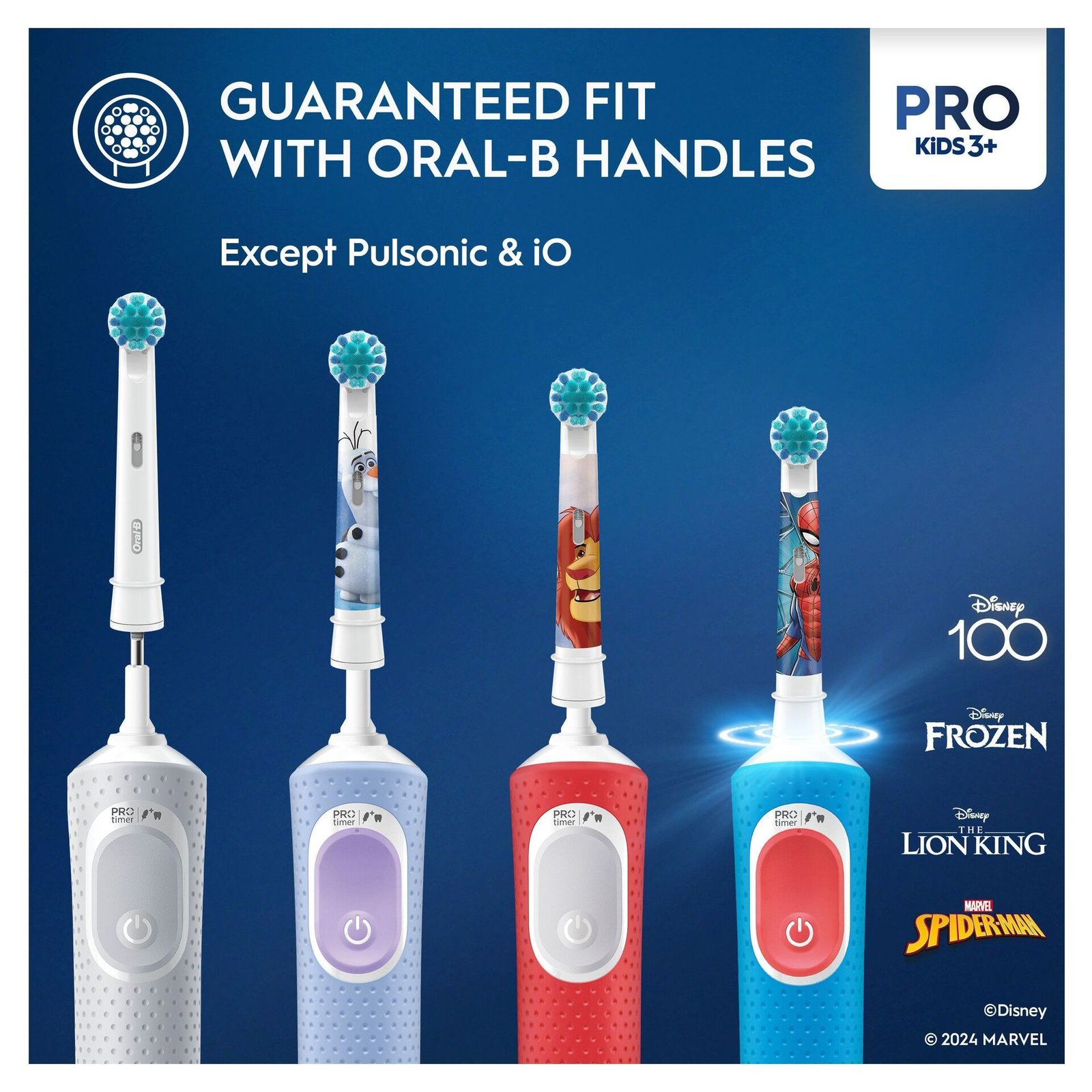 Oral-B Pro Kids Lejonkungen Tandborsthuvuden 8 st