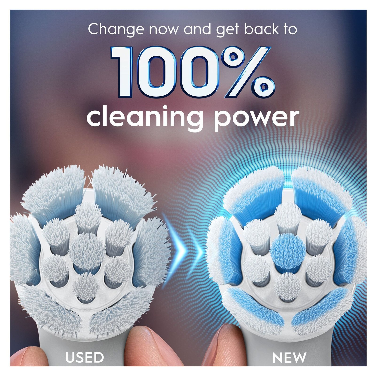 Oral-B iO Gentle Care Tandborsthuvuden Vit 3 st