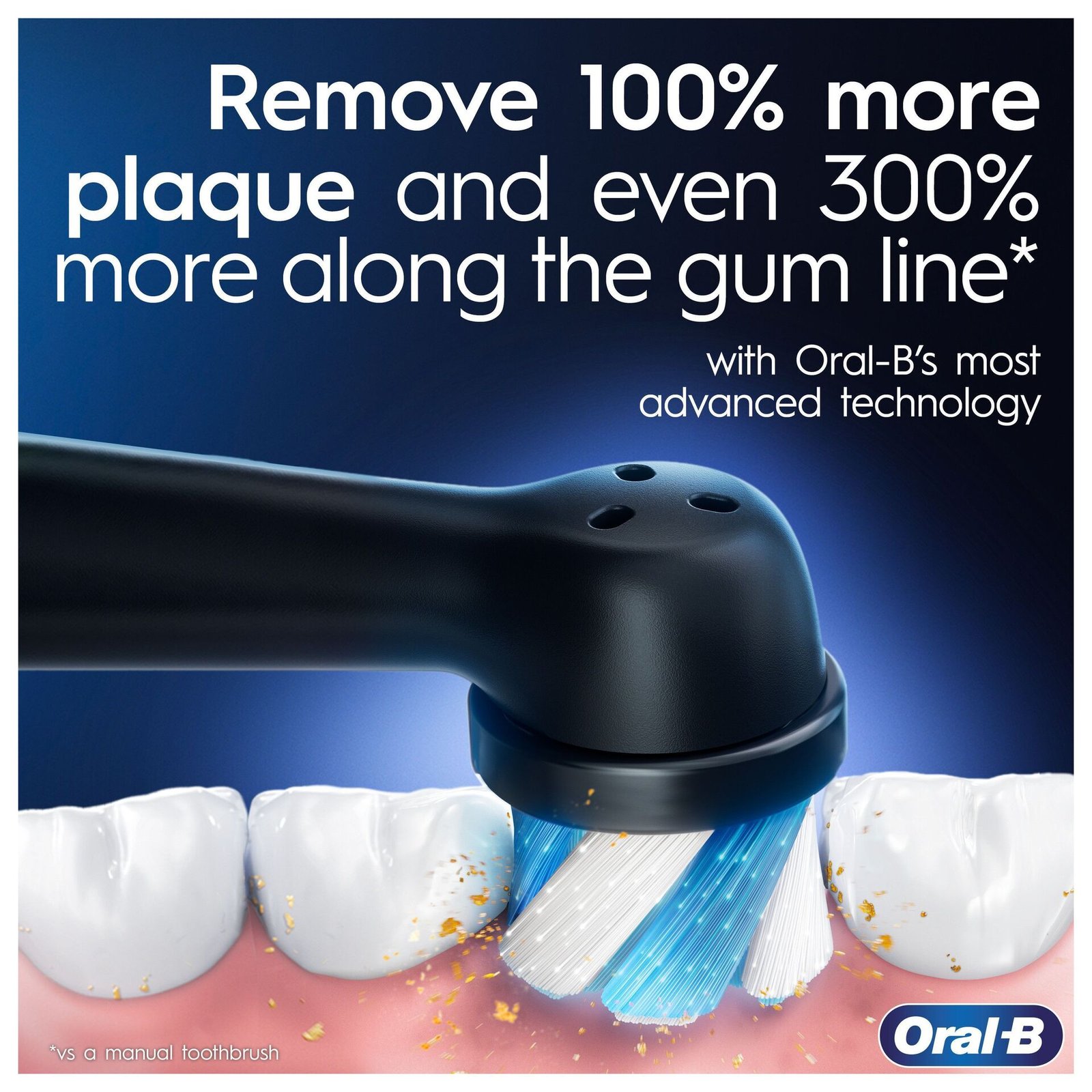 Oral-B iO 9 Vit Eltandborste, 2 tandborsthuvuden, 1 laddningsbart reesefodral