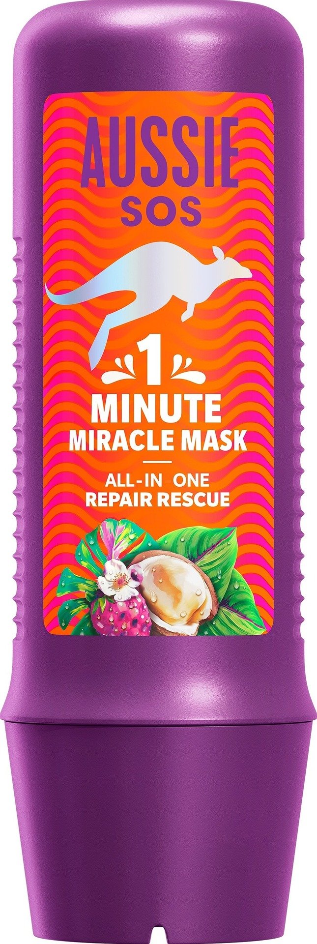 Aussie SOS 1 Minute Miracle All In One Repair Rescue Hårinpackning 250ml