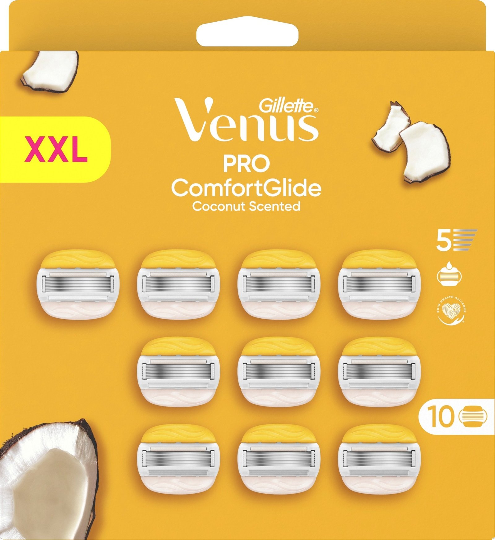Gillette Venus Pro ComfortGlide Coconut & Olay rakblad 10 st