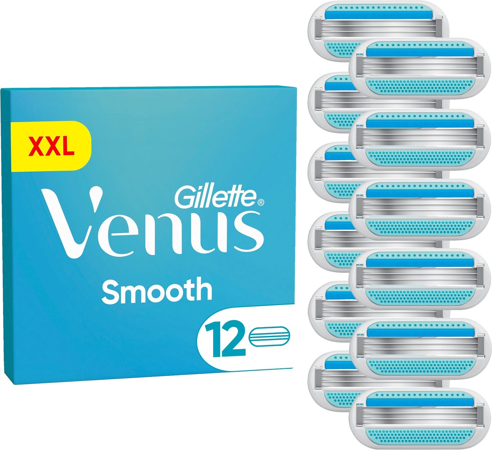 Gillette Venus Smooth Rakblad för kvinnor 12 st