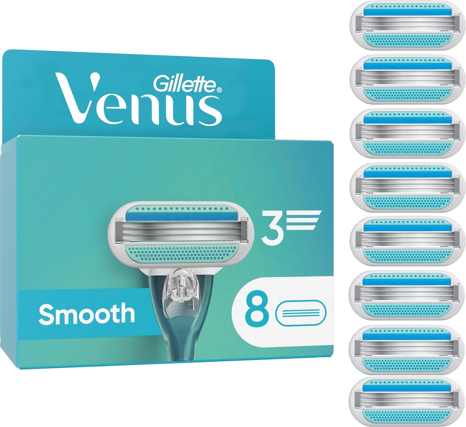 Gillette Venus Smooth Rakblad 8 st