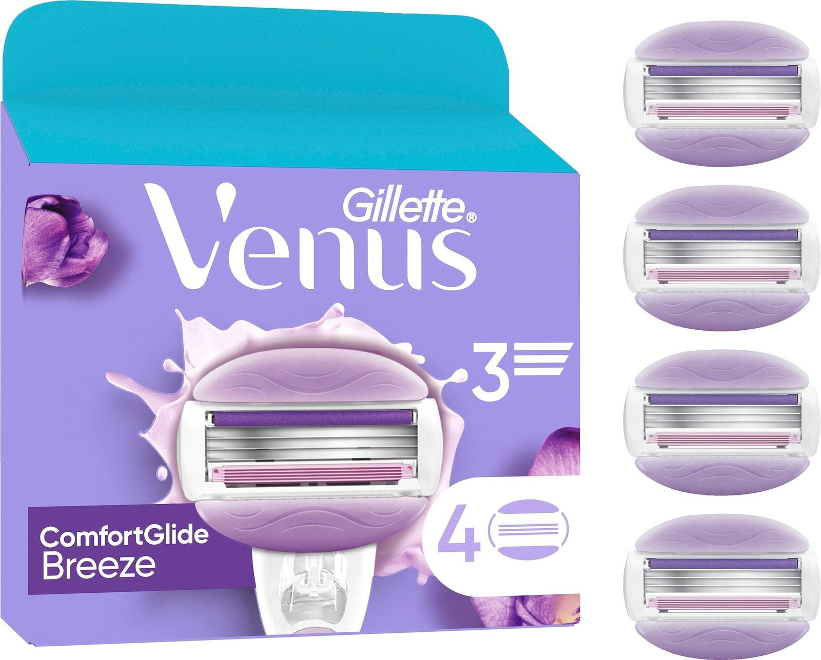 Gillette Venus ComfortGlide Breeze Rakblad 4 st