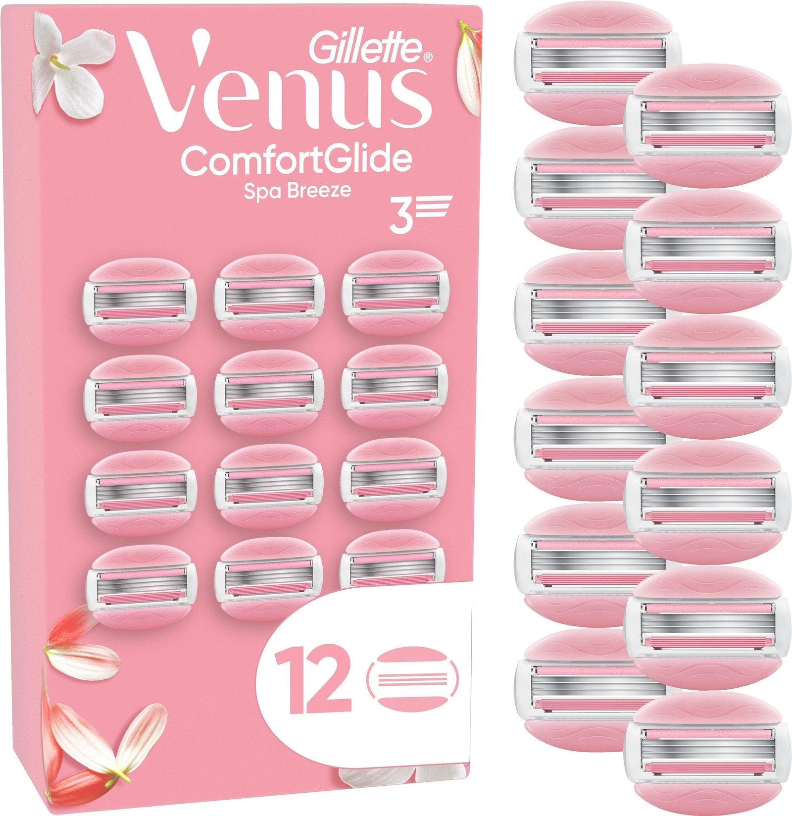 Gillette Venus ComfortGlide Spa Breeze Rakblad 12 st