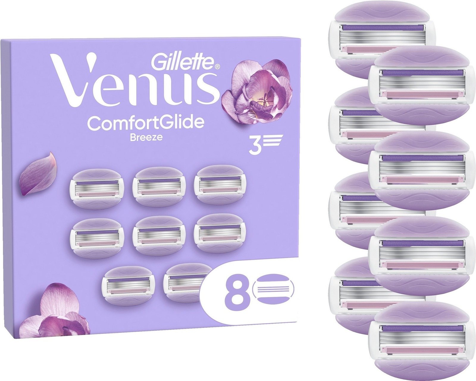 Gillette Venus ComfortGlide Breeze Rakblad 8 st