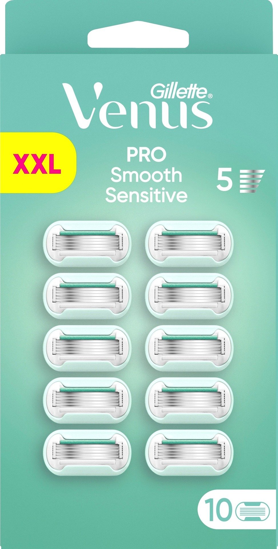 Gillette Venus Pro Smooth Sensitive Rakblad 10 st