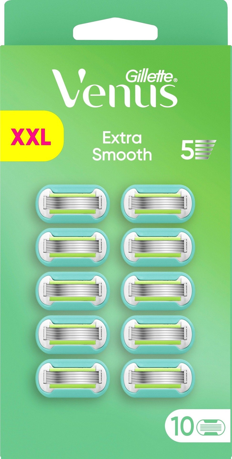 Gillette Venus Extra Smooth Rakblad för kvinnor 10 st