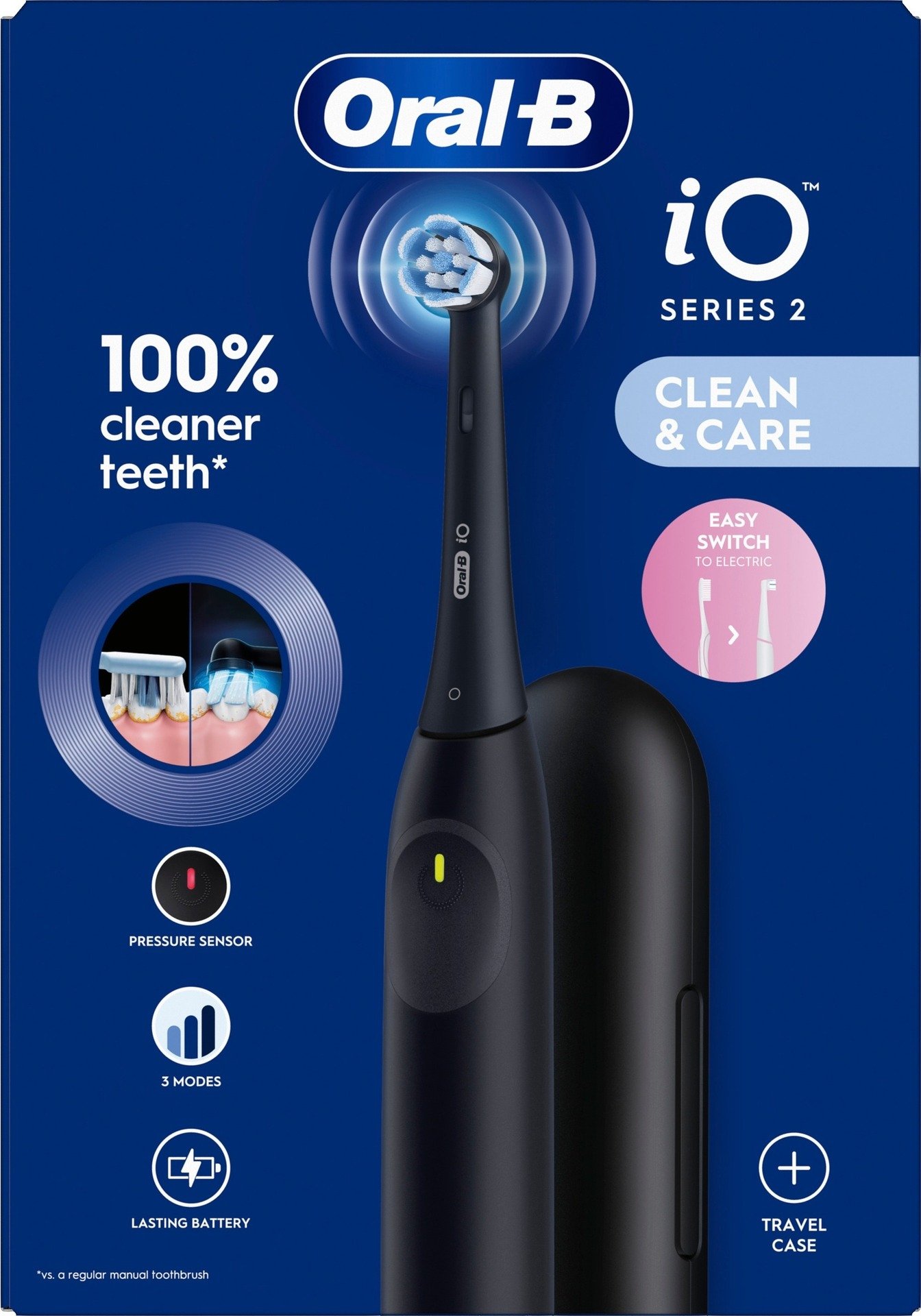 Oral-B iO 2 Eltandborste Night Black