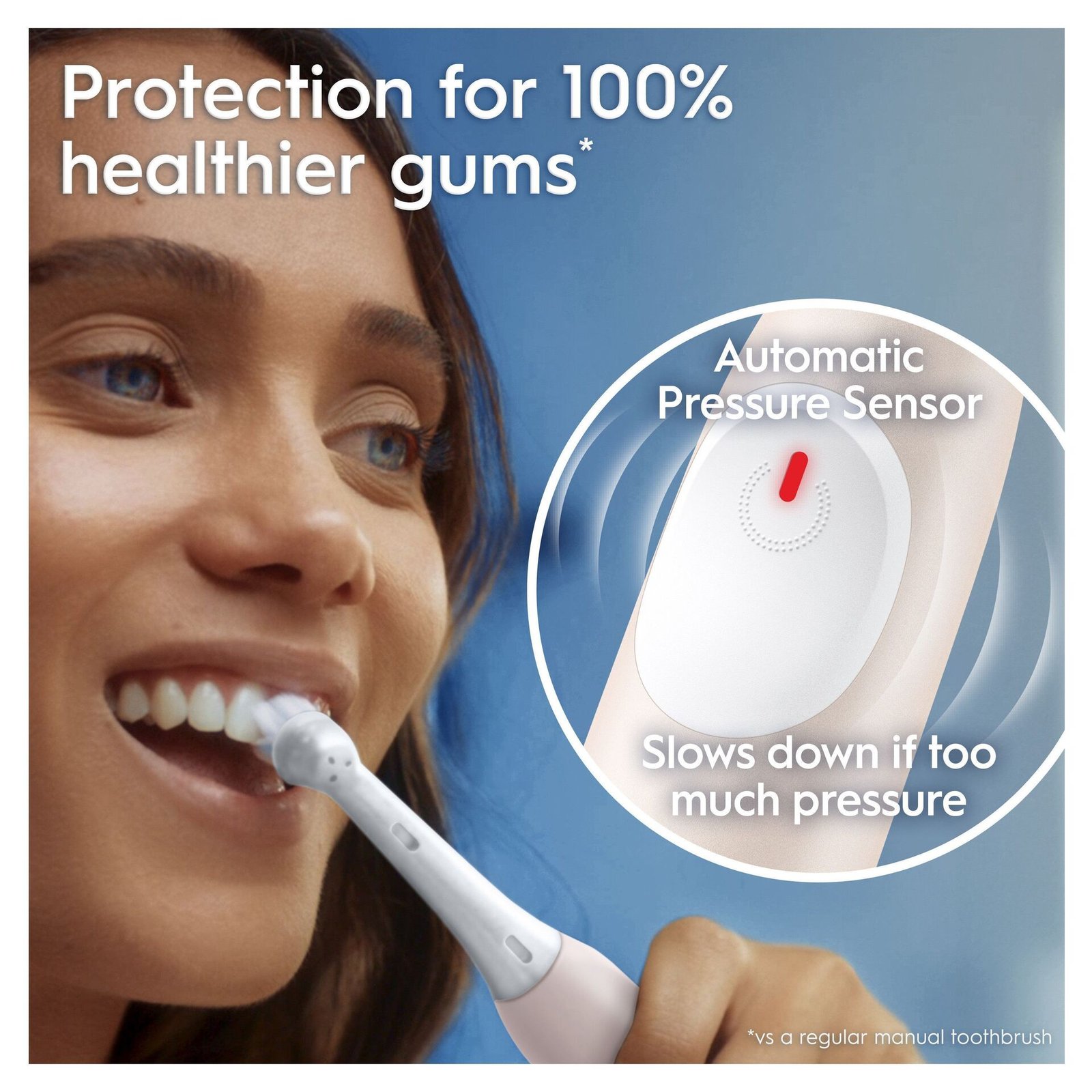 Oral-B iO 2 Eltandborste Calm Pink med resefodral