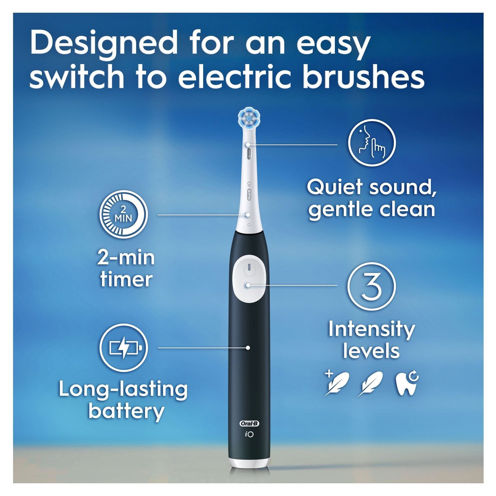 Oral-B iO 2 Eltandborste Forest Green med resefodral